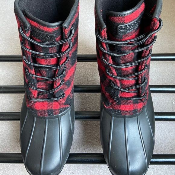 SPERRY Men Saltwater Duck Boots - NEW NIB NWB - Picture 2 of 8